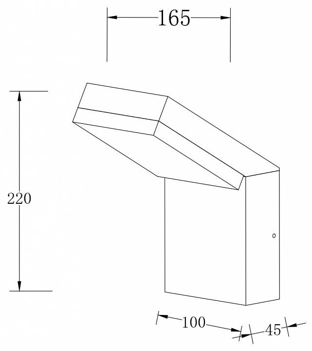 Накладной светильник Maytoni Paso 12 Вт 3000K O595WL-L12B3K