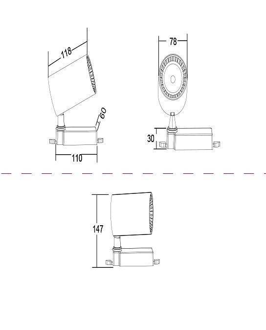 Светильник на штанге Maytoni Vuoro TR029-3-10W4K-B