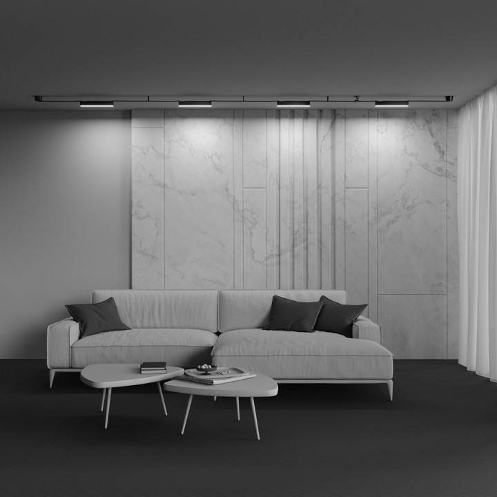 Светильник накладной Maytoni Basis 12 Вт 4000 K черный TR129B-12W4K-B