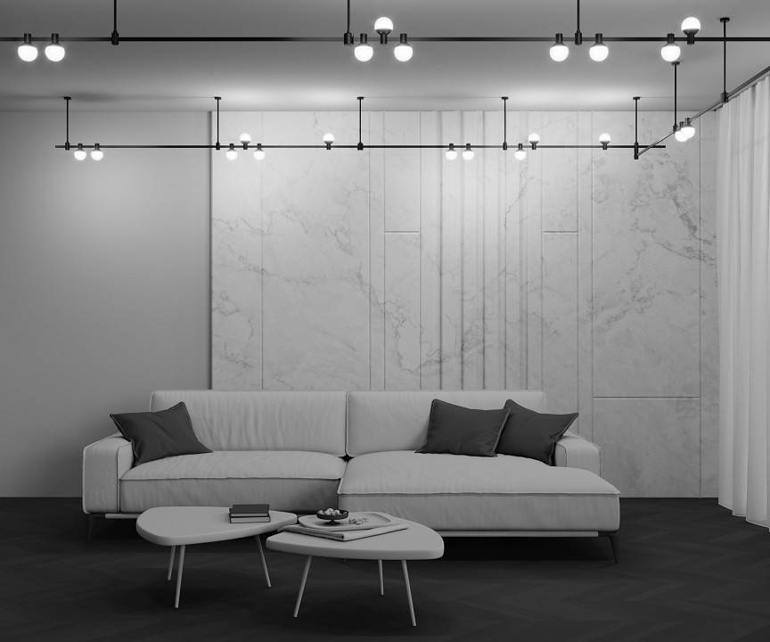 Накладной светильник Maytoni Luna TR149-1-5W4K-B