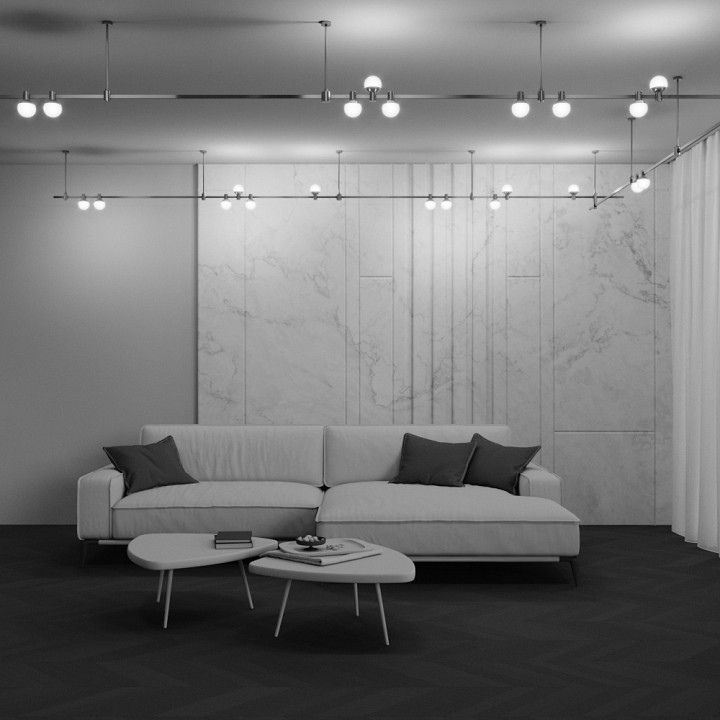 Накладной светильник Maytoni Luna TR149-1-5W4K-PT