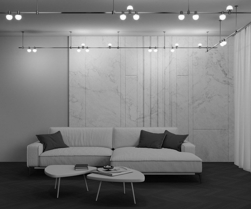 Накладной светильник Maytoni Luna TR149-1-5W4K-PT