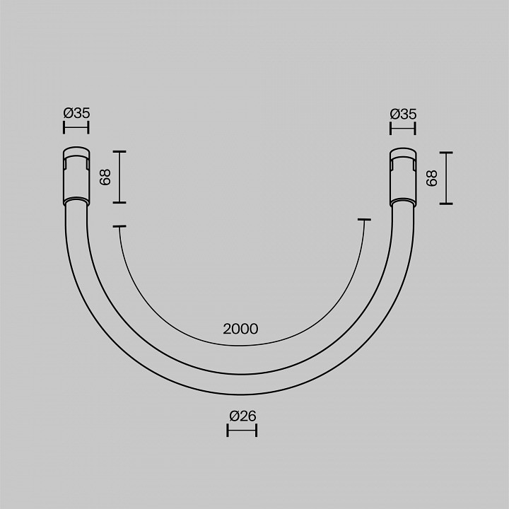 Комплект трековый Tau TR154-1-27W3K-B