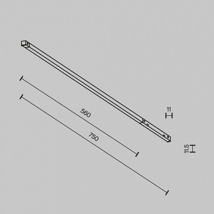 Накладной светильник Maytoni Technical Basis TR240-4-12WTW-DSZ-B