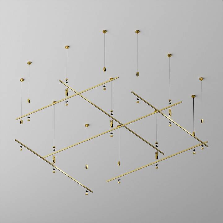 Шинопровод трековый накладной Maytoni Flarity 2 м латунь TRX154-112BS