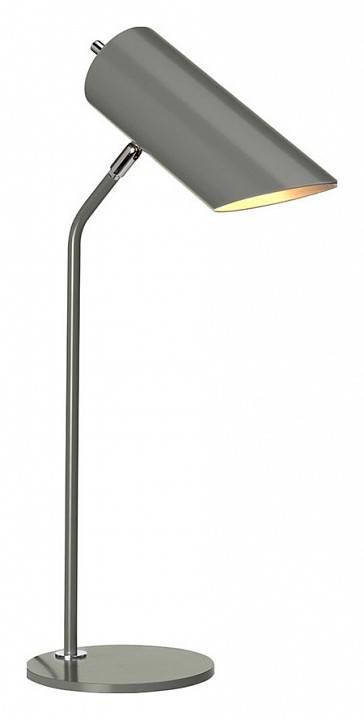 Настольная лампа офисная Elstead Lighting Quinto E27 серая QUINTO-TL-GPN