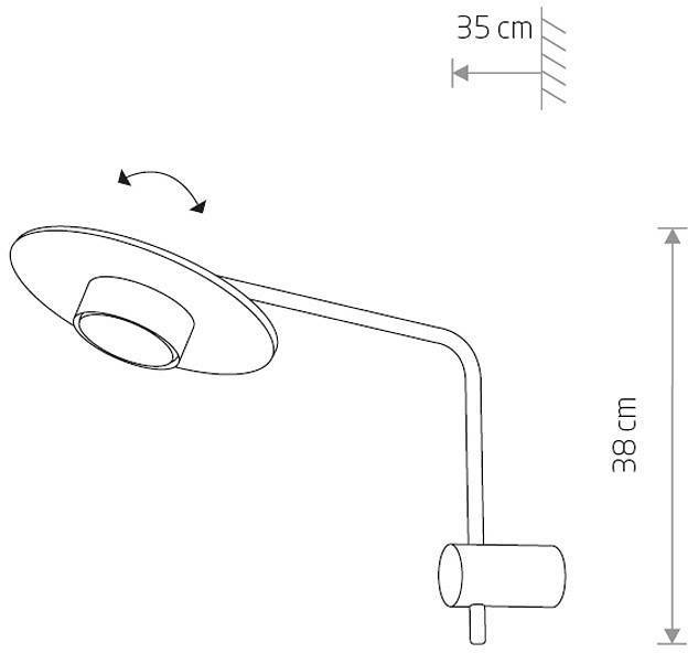 Бра Nowodvorski Disk 7645