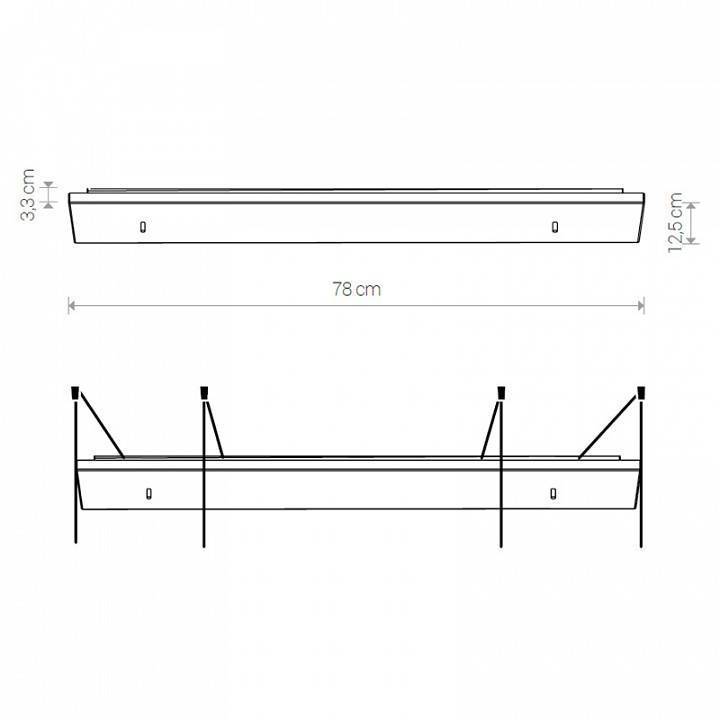 Основание Nowodvorski Cameleon Canopy D 780 BL 8552