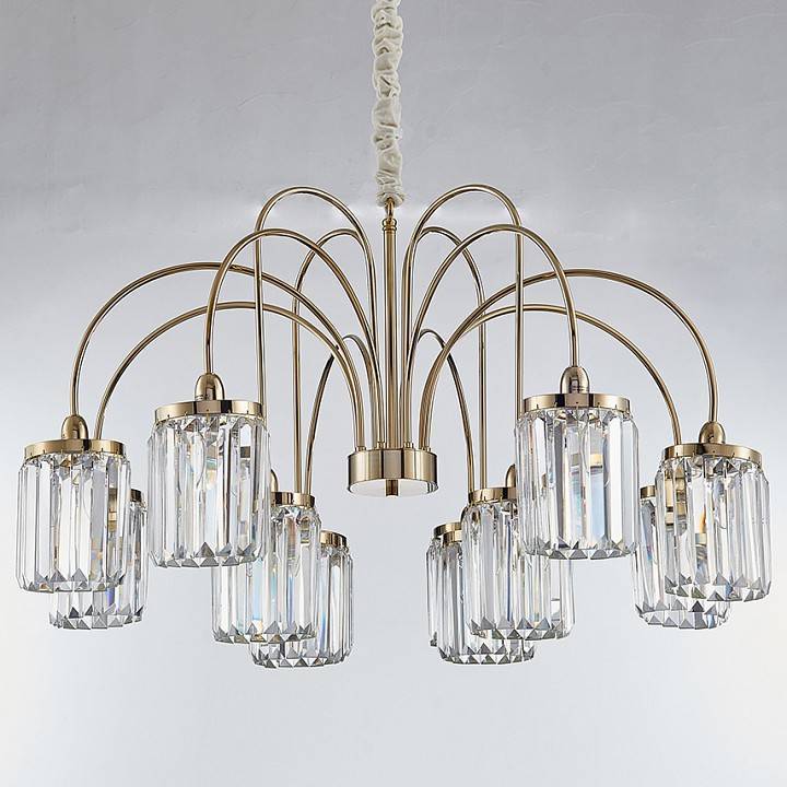 Подвесная люстра Newport 4500 4506+3/C gold 4506+3/C