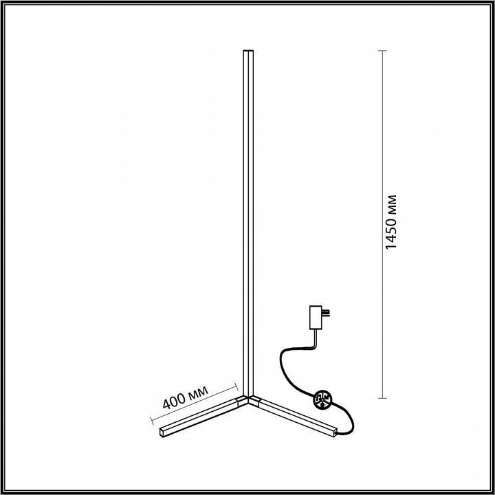 Торшер Odeon Light Fillini 4335/6FL
