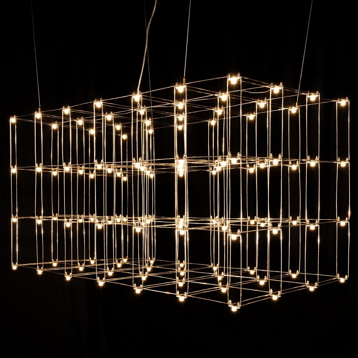 Подвесная люстра O-LUCE Cosmic ячейка 20х20 см 1094411-7