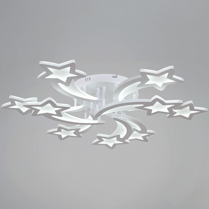 Люстра на штанге  01150-0.3-6+3 WH