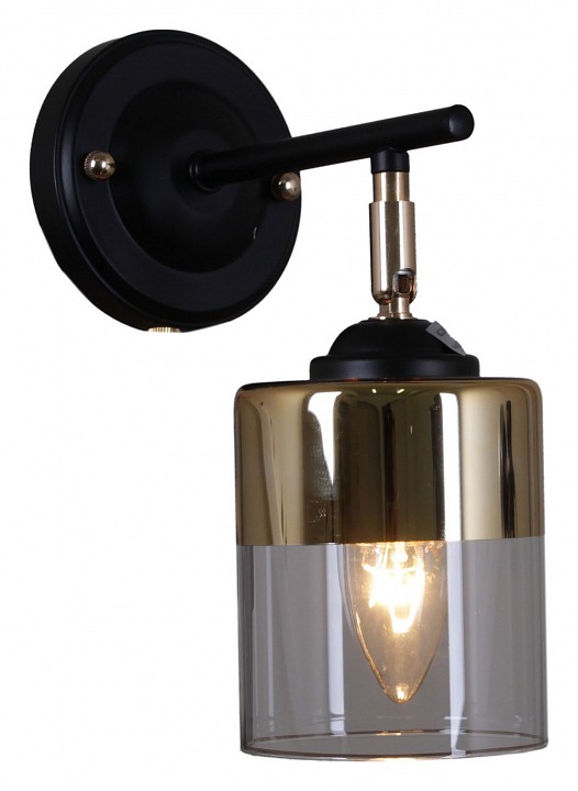 Бра De City 01555-3.2-01B BK+FGD