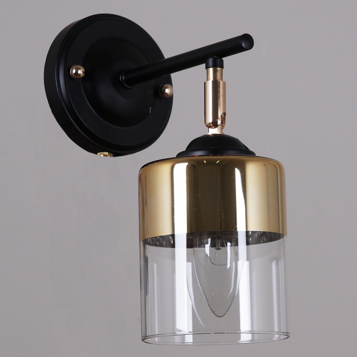 Бра De City 01555-3.2-01B BK+FGD