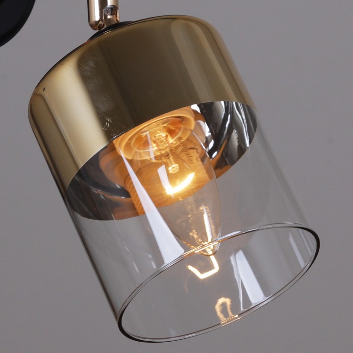 Бра De City 01555-3.2-01B BK+FGD