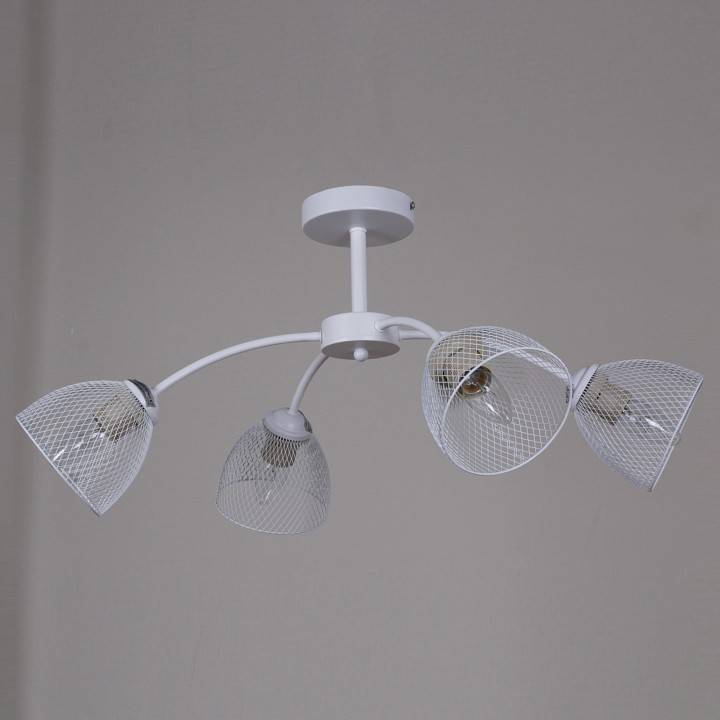 Люстра на штанге Reluce 01562 4 лампы 01562-3.3-04B WH