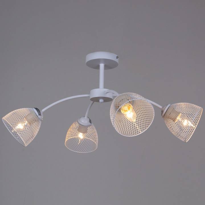 Люстра на штанге Reluce 01562 4 лампы 01562-3.3-04B WH