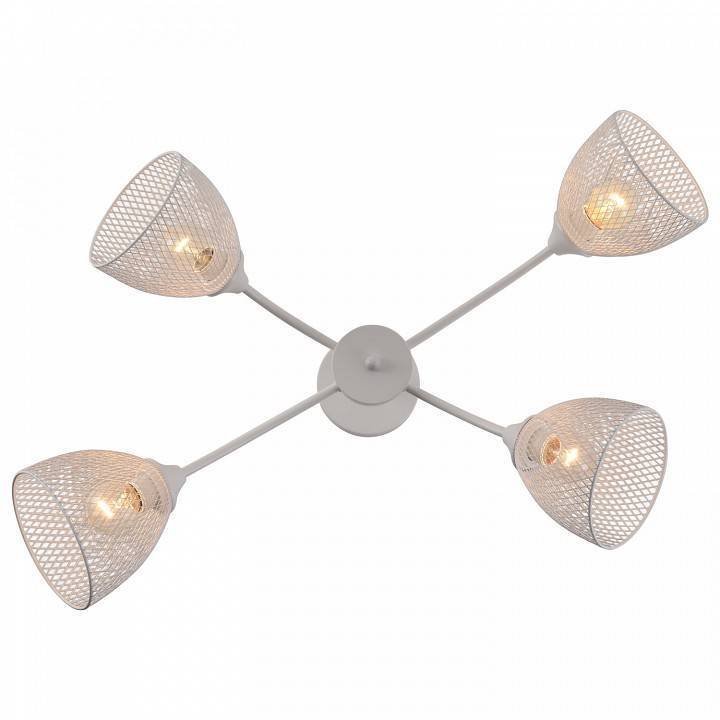 Люстра на штанге Reluce 01562 4 лампы 01562-3.3-04B WH