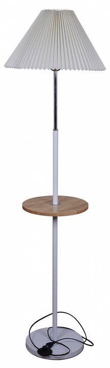 Торшер с полкой Reluce 02030-0.6-01A WH белый