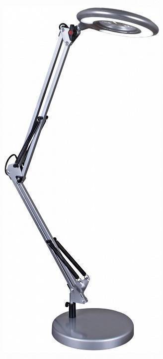 Настольная лампа офисная Reluce 2046 серебристая 02046-0.7-01 SL