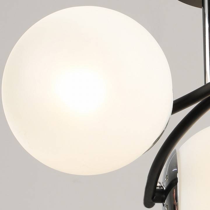 Люстра потолочная De City 02318-0.3-03 BK+CH