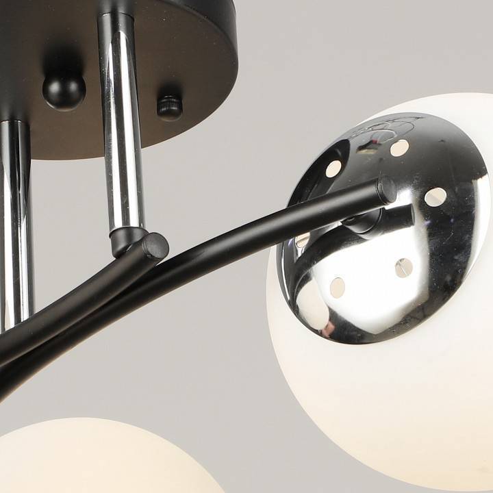 Люстра потолочная De City 02318-0.3-03 BK+CH