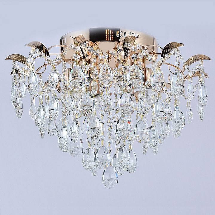 Потолочная люстра Reluce 04035 6 ламп золото 04035-0.3-06 FGD