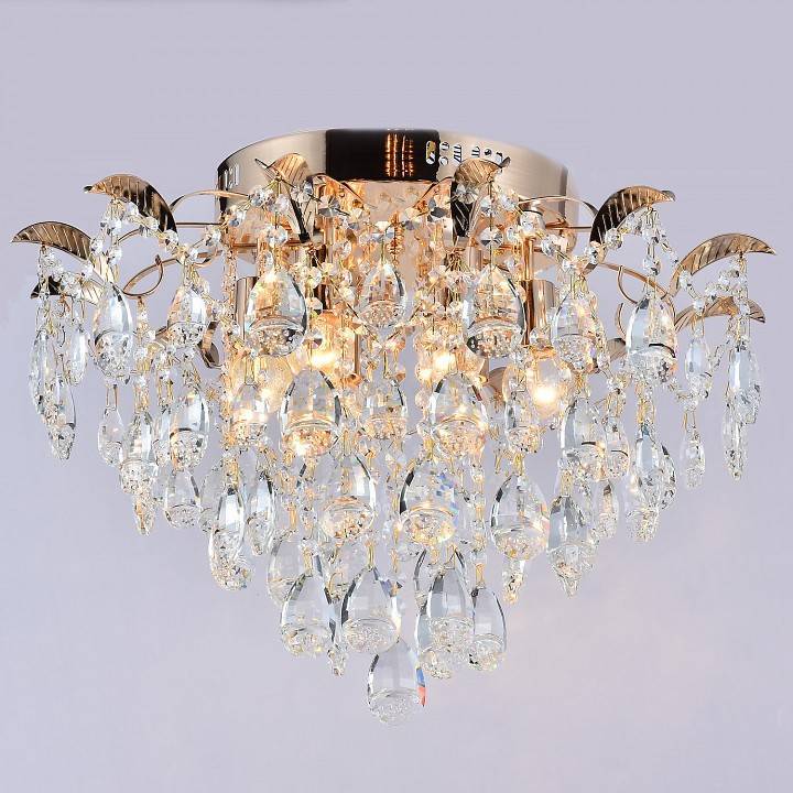 Потолочная люстра Reluce 04035 6 ламп золото 04035-0.3-06 FGD