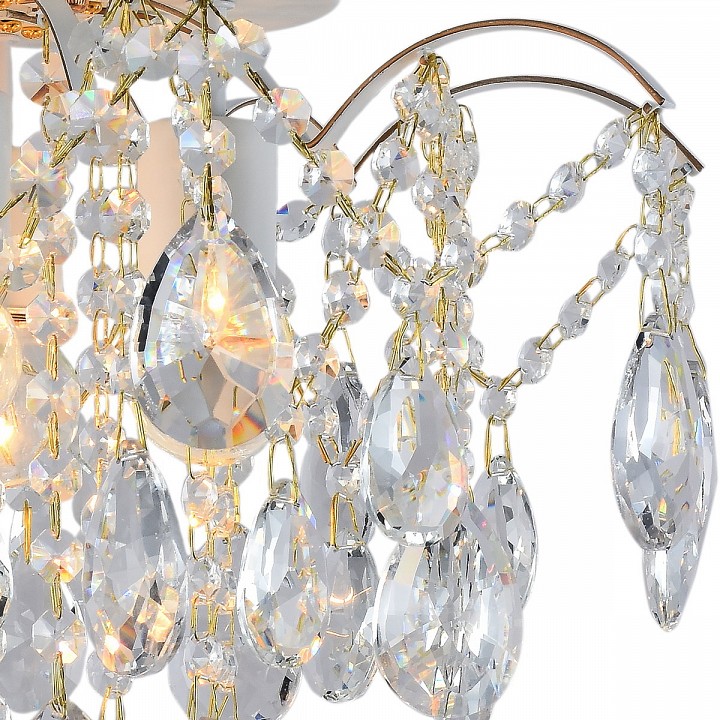 Люстра на штанге De Markt 04039-0.3-04 WH+GOLD PN