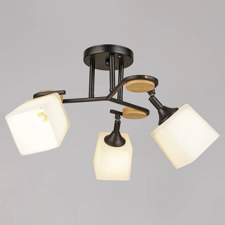 Люстра на штанге Reluce 04217-1 3 лампы черный 04217-0.3-03 BK