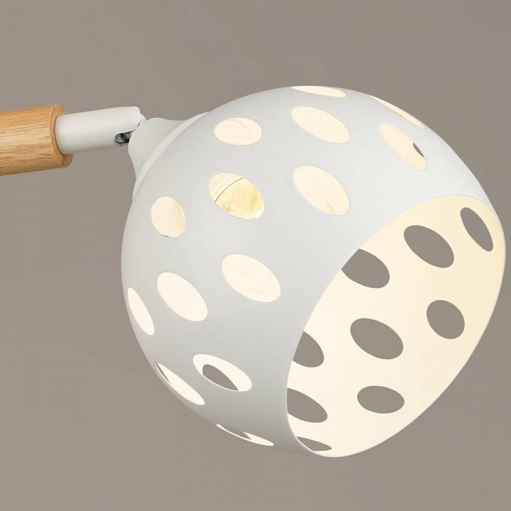 Люстра на штанге Reluce 04369 3 лампы белый 04369-0.3-03 WT