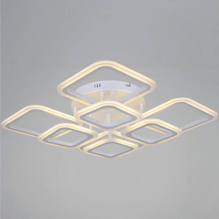 Потолочная люстра De Markt 05106-0.3-4+4A WH белый 05106-0.3-4+4A WH