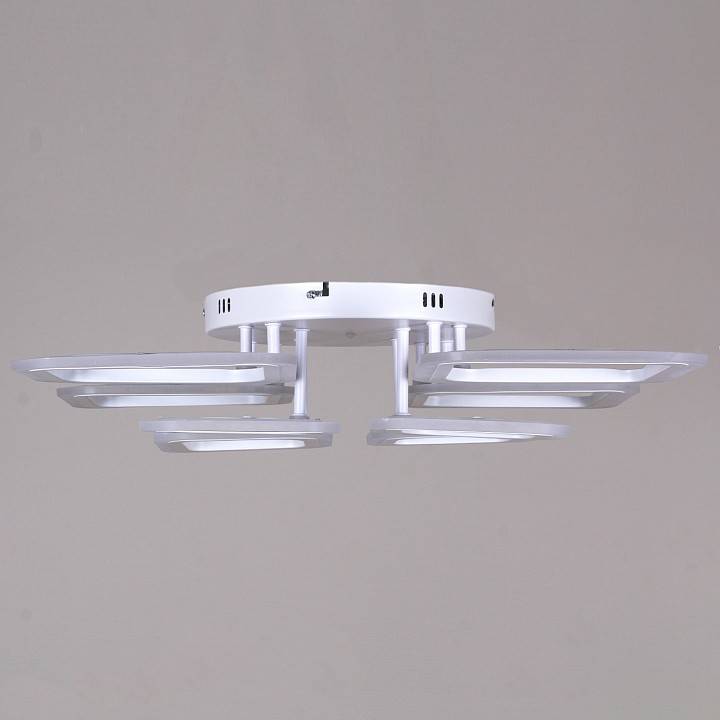 Потолочная люстра De Markt 05106-0.3-4+4A WH белый 05106-0.3-4+4A WH