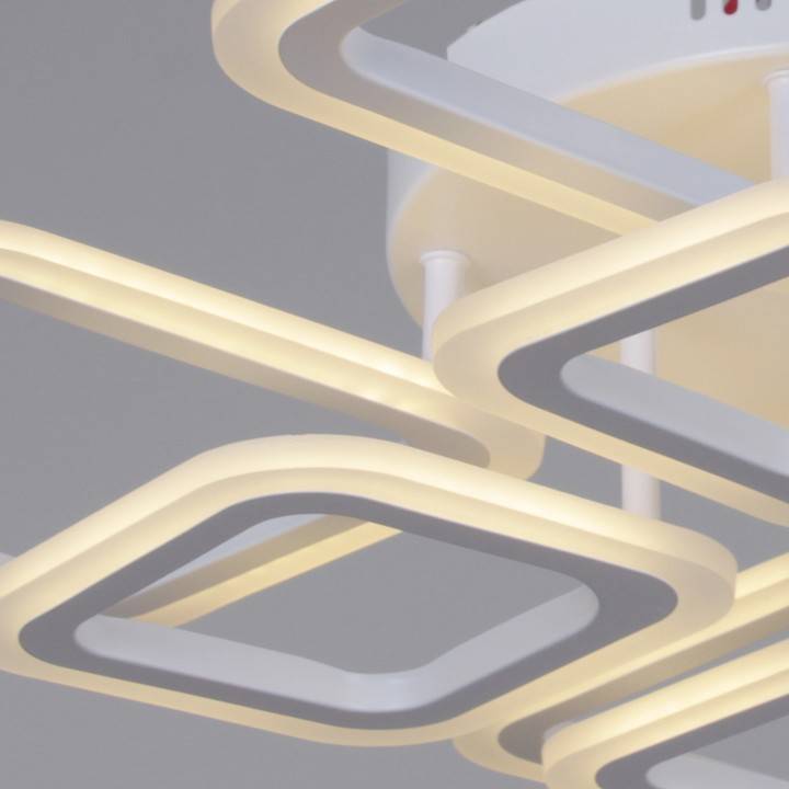 Потолочная люстра De Markt 05106-0.3-4+4A WH белый 05106-0.3-4+4A WH