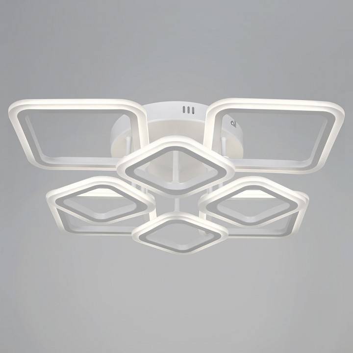 Потолочная люстра De Markt 05106-0.3-4+4 WH белый 05106-0.3-4+4 WH