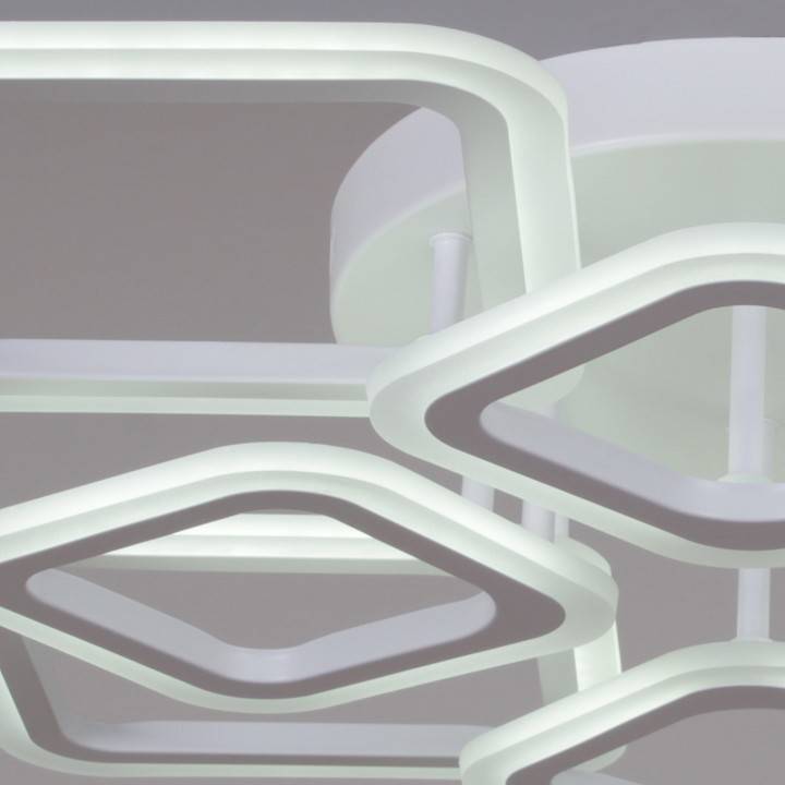 Потолочная люстра De Markt 05106-0.3-4+4 WH белый 05106-0.3-4+4 WH