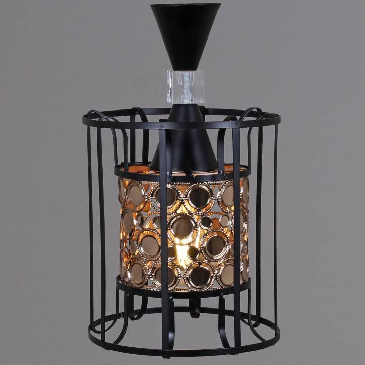 Подвесной светильник 05402-0.9-01 BK+GD