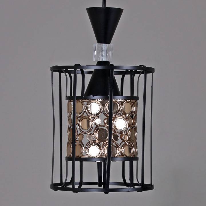 Подвесной светильник 05402-0.9-01 BK+GD