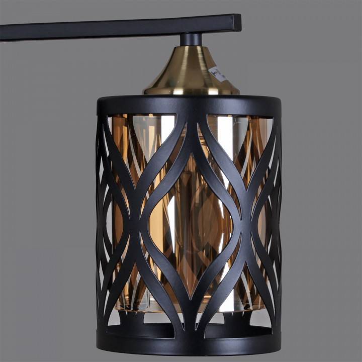 Потолочная люстра Reluce 05942 6 ламп Black Copper 05942-0.3-06 BK+COP