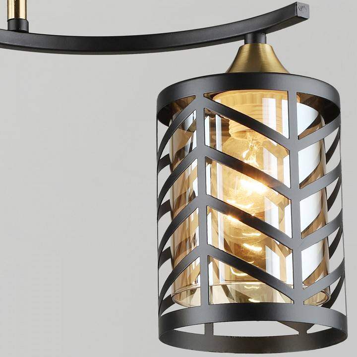 Светильник на штанге Reluce 05943 2 лампы черный медь 05943-0.3-02 BK+COP