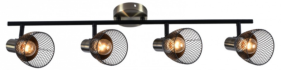 Люстра на штанге Reluce 05965-0.8-04 BK+AB