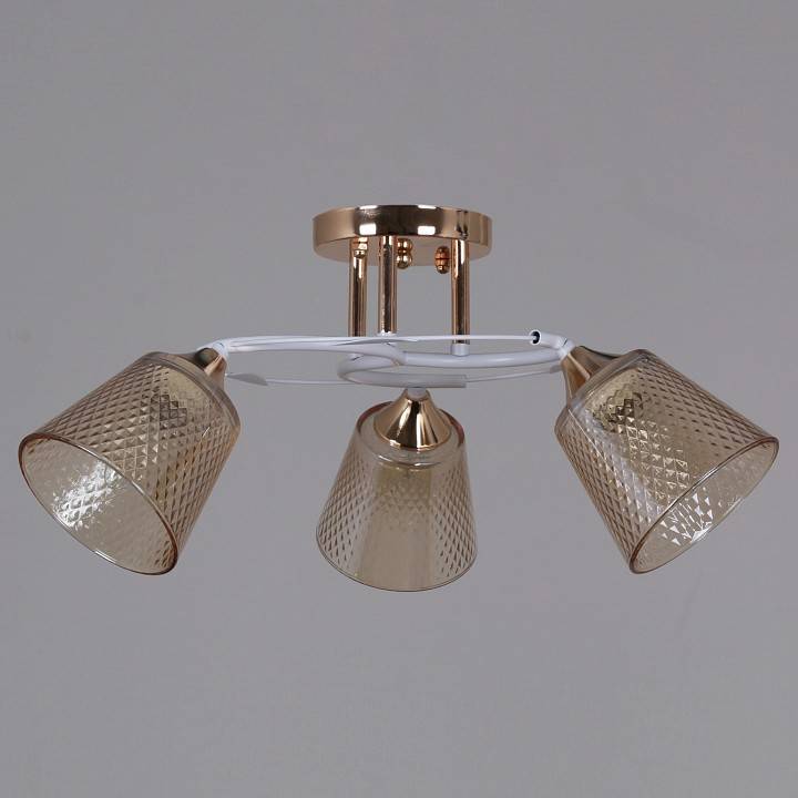 Люстра на штанге Reluce 06003-1 3 лампы 06003-0.3-03 FG+WT