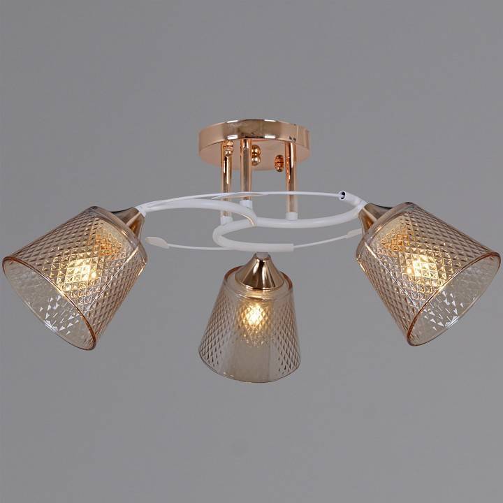 Люстра на штанге Reluce 06003-1 3 лампы 06003-0.3-03 FG+WT