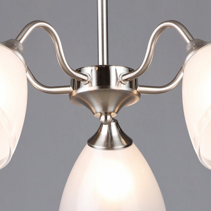 Люстра на штанге De Markt 06392-0.3-05 5xE27 серебро 06392-0.3-05 SL