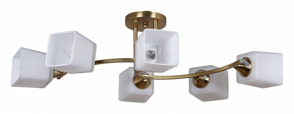 Люстра на штанге De Markt 06397-0.3-06 6xE27 медь 06397-0.3-06 COP