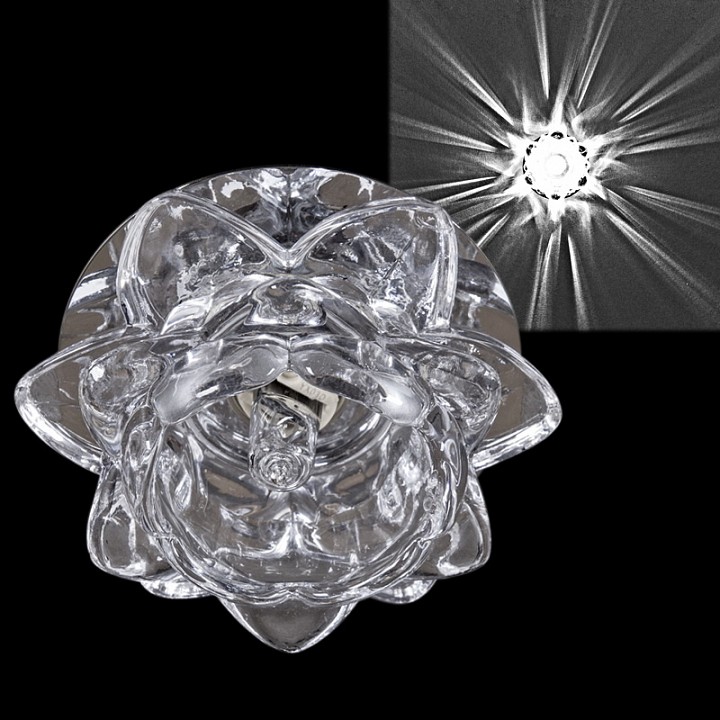 Встраиваемый светильник  07663-9.0-001H G9 CR CL