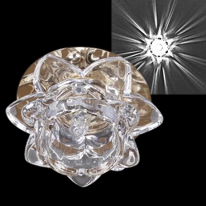 Встраиваемый светильник  07663-9.0-001H G9 GD CL