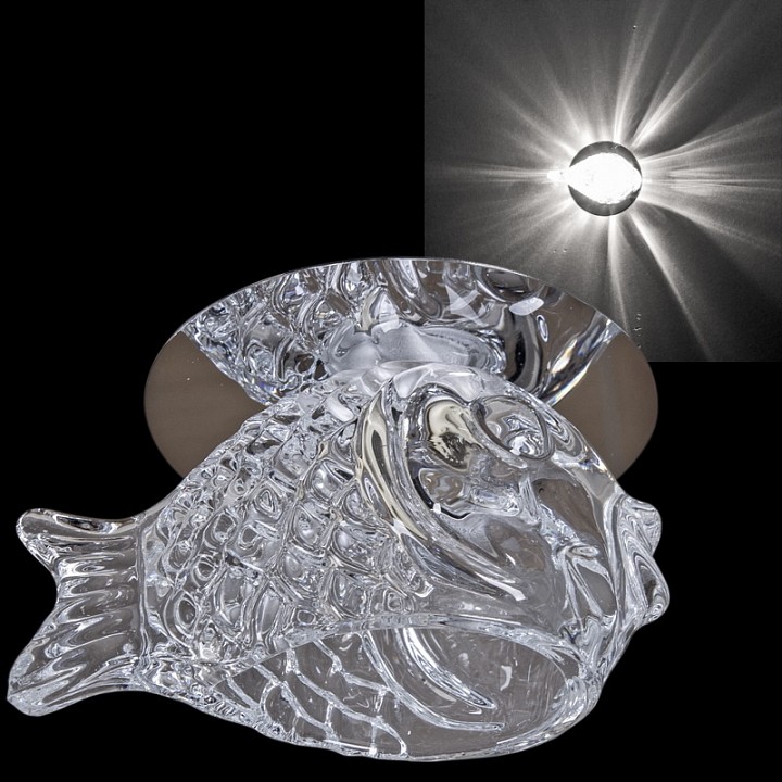 Встраиваемый светильник 08074-9.0-001H G9 CR