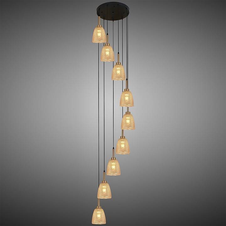 Подвесная люстра Reluce  09011-0.9-09 AMBER