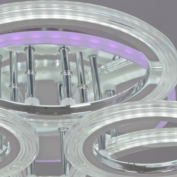 Потолочная люстра 09812-3.3-3+3D CR (RGB)